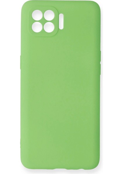 Oppo Reno 4 Lite Kılıf First Silikon - Yeşil