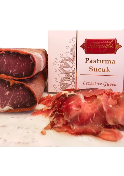 Meşhur Kastamonu Pastırması (Çemeni Sıyrılmış) 250 gr