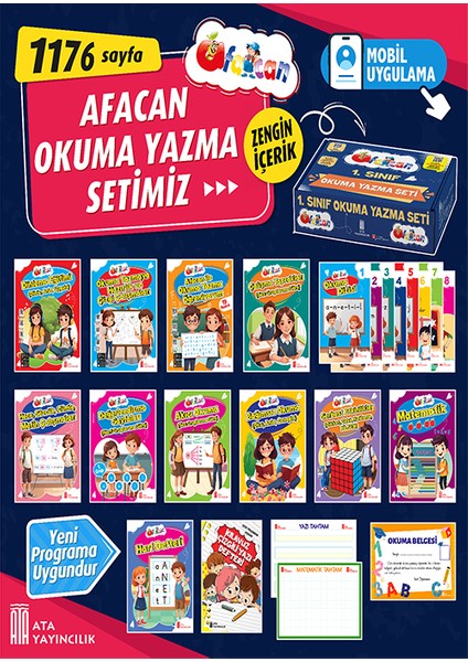 1. Sınıf Afacan Okuma Yazma Seti