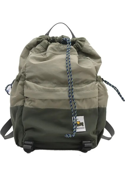 Çocuk Backpack Boy Drawstring Büyük Kapasite Okul Çantaları Sevimli Sırt Çantası Karikatür Sırt Çantası Spor Çanta Tasarımcı Çantalar Mochila Saccolor: Yeşil/beden: Tek Beden (Yurt Dışından)