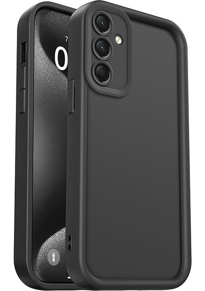 Samsung Galaxy A56 Kılıf Kamera Korumalı Yumuşak Dokulu Darbe Emici Siyah Silikon Kapak