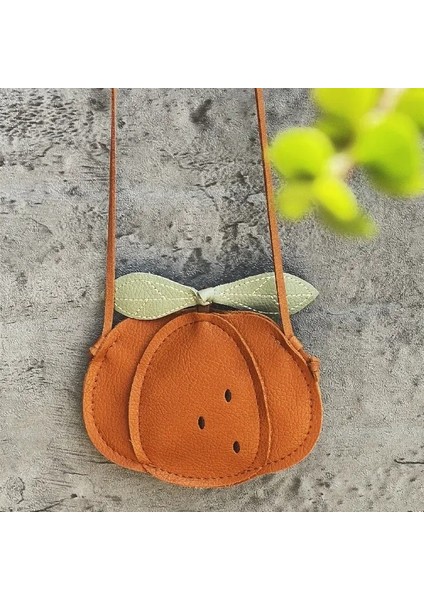 Karikatür Sevimli Çocuklar Mini Çantalar Için Yürümeye Başlayan Kızlar Balkabağı / Armut / Ladybug Crossbody Çanta Kawaii Bebek Çocuklarının Küçük El Çantaları Hediye Color: Armut (Yurt Dışından)