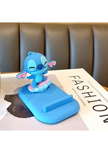 Stitch Telefon Tutucu Karikatür Sevimli Telefon Tablet Masası Stand Masaüstü Tembel Braket Destek Evrensel Cep Telefonu Braketi God Aracı Renk: 003 (Yurt Dışından)