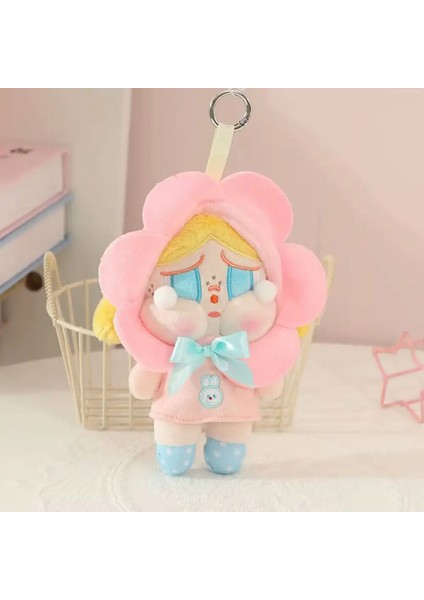 Crybaby Peluş Keychain Bebek Karikatürü Sevimli Anahtar Kezlik Araba Peluş Anahtar Zincir Oyuncakları Kadın Hediye (Yurt Dışından)