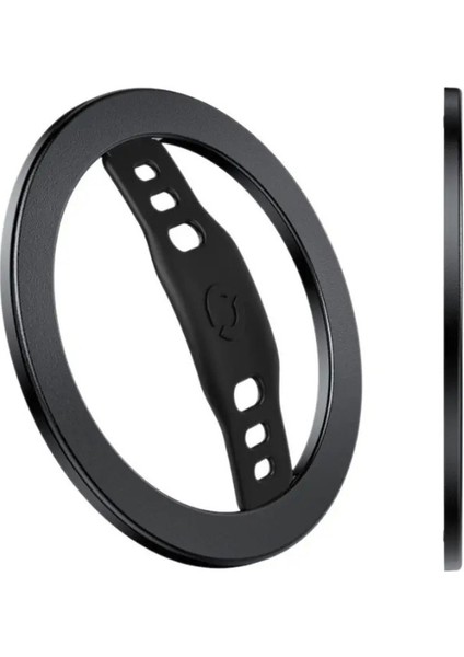 Magsafe Için Manyetik Telefon Tutucu Silikon Parmak Kayış Araç Telefon Tutucu Çıkarılabilir Kablosuz Şarj Telefon Kavrama Standcolor: Gümüş (Yurt Dışından)