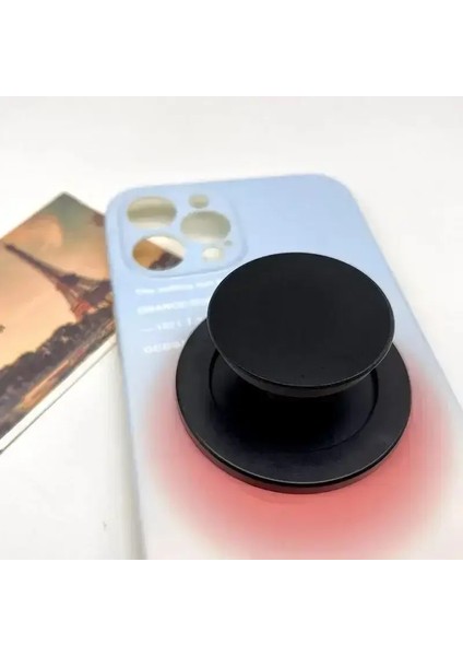 Magsafe iPhone Mac Için Manyetik Katlanabilir Cep Telefonu Kavrama Tutucu Soket Destek Destek Desteği Samsung Güvenli Yüzük Parmağı Genişleyen Standcolor: C (Yurt Dışından)