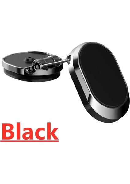 1080 ° Rotasyon Katlanabilir Araç Manyetik Telefon Tutucu Evrensel Hava Havalandırma Montajı Gps iPhone Için Samsung Araba Cep Telefonu Tutucu Standcolor: B Siyah (Yurt Dışından)