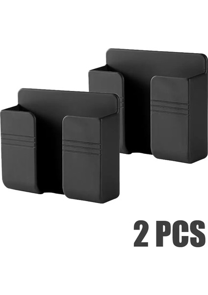 2 Adet Telefon Tutucu Duvar Monte, Telefon Standı Kendi Kendine Yapışkan. Rv Charging Için Telefon Tutucu.com Iphone ve Android Renkli: 2pcs Siyah (Yurt Dışından)