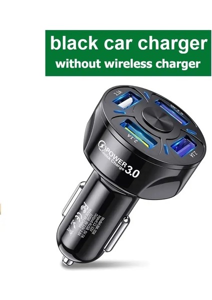 Araba Kablosuz Şarj Cihazı Manyetik Otomatik Araba Montaj Telefon Tutucu Iphone Xiaomi Samsung Kızılötesi Indüksiyon Hızlı Şarj Renk: Araba Şarj Cihazı Siyah (Yurt Dışından)