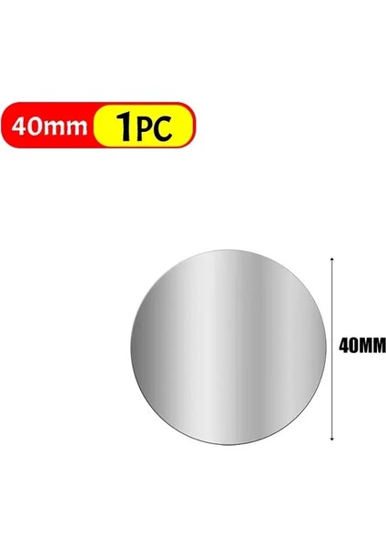 1-5pcs 8cm Cep Telefonu Tableti Için Manyetik Metal Plaka Diski Evrensel Kendi Kendine Yapışkan Demir Disk Yama Etiketi Manyetik Holdercolor: 3x 40MM (Yurt Dışından)