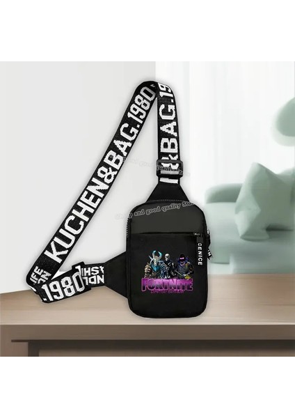 Fortnited Sports Sandalı Çanta Erkekler Küçük Cep Telefonu Anime Figür Figür Eşend Çantaları Boys Bel Çantaları Çok Fonksiyonlu Çanta Çantası Hediye Kol: BLZY-282 (Yurt Dışından)