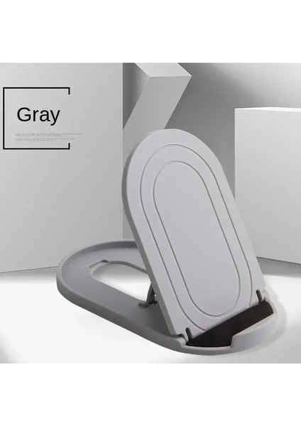 1pc Katlanabilir Cep Telefonu Standı Ayarlanabilir Masaüstü Telefon Sahibi Evrensel Taşınabilir Seyahat Cep Telefonu Sahipleri Iş Hediyesi Renk: Gri (Yurt Dışından)