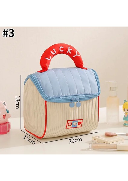 Büyük Kapasiteli Makyaj Çantası Kadın Çanta Seyahat Essentials Kozmetik Koruma Öğrenci Kalem Kılıfları Kırtasiye Organizatör 화장품 Renk: S7 Makyaj Çantası (Yurt Dışından)