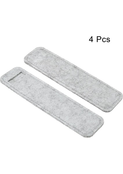 4pcs Mini Keçe Kalemi Kılıf Kılıfı Exquisit Stylus Kristal Beyaz Kalem Çantası Öğrenciler Için Uygun ve Hediye Ambalaj Için Iş Kullanımı (Yurt Dışından)