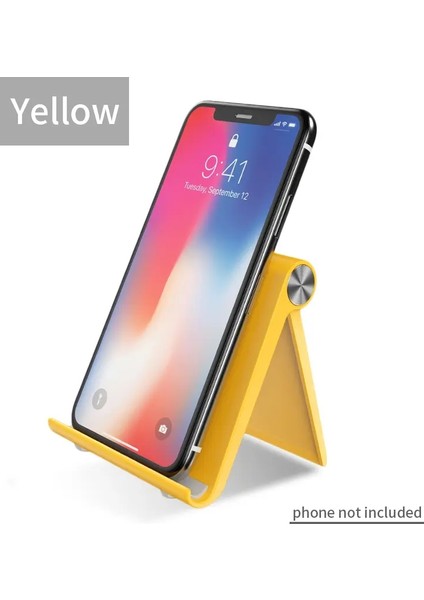 Olaf Universal Masa Cep Telefonu Destek Sahibi Telefon Masaüstü Standı Ipad Samsung iPhone 11 x 8 Cep Telefonu Tutucu Montaj Renk: Sarı (Yurt Dışından)