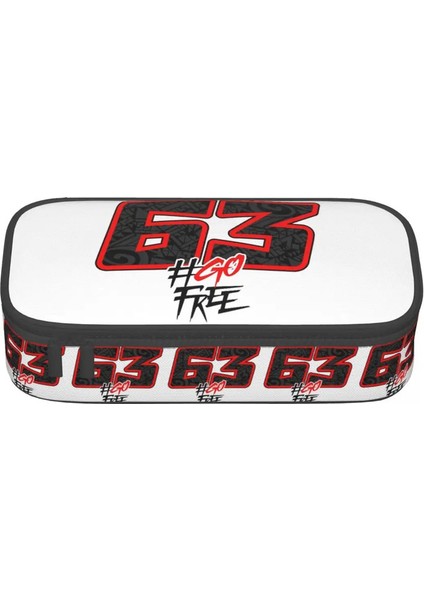 Pecco Bagnaia 63 Kalem Kılıfı Çocuklar Hediyeler Kalem Kutusu Kalem Çanta Kırtasiye Malzemeleri Kalem Tutucu Çanta Renk: 5 (Yurt Dışından)