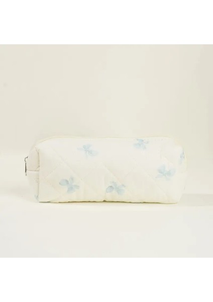 Kapitone Pamuk Kalem Kılıfı Mini Makyaj Fırça Depolama Çantası Küçük Çiçek Taşınabilir Sevimli Çiçek Öğrenci Kalan Kılıfları Kız Rengi: 10 (Yurt Dışından)