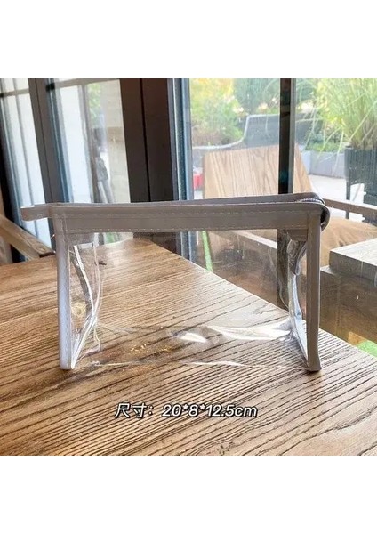 Pvc Şeffaf Kozmetik Çanta Kawaii Öğrenciler Için Su Geçirmez Kalem Çantaları Kırtasiye Okulu Malzemeleri Taşınabilir Kalem Çantası Casenolor: 2 (Yurt Dışından)