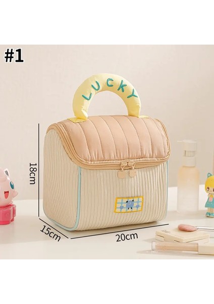 Dopamin Ev Makyaj Çantası Büyük Kozmetik Torba Seyahat Esansiyelleri Kadınlar Için Kadın Çanta Su Geçirmez Çanta Kadın 메이크업 파우치 Beden: S1 Makyaj Çantası/renk: S10 Makyaj Çantası (Yurt Dışından)