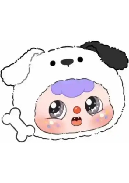 Doubao Fluffy Hayvan Serisi Peluş Kutu Anime Figür Koleksiyonu Bebekler Kolye Süsleri Li Kutu Kız Sürpriz Noel Hediyeleri Renk: Köpek (Yurt Dışından)