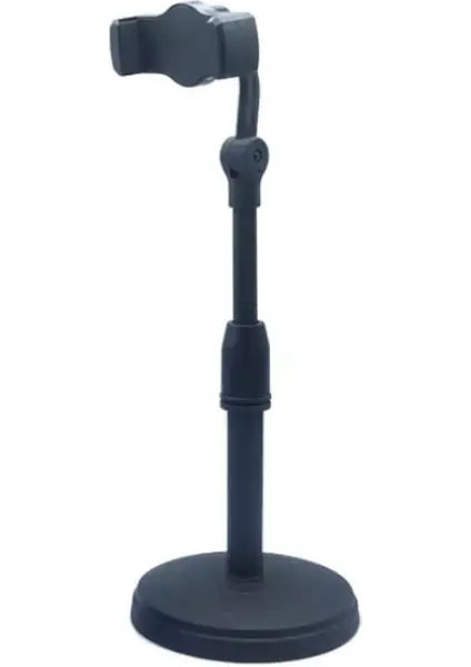 Akıllı Telefon Için Hafif Masaüstü Tripod Iphone Samsung Telefon Tutucu Evrensel Ayar Selfie Stick Stand Bracket Üç Tolor: Siyah (Yurt Dışından)