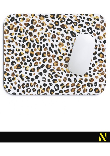 Leopar Desenli Renkli Ergonomik Mouse Pad - 23 cm x 19 cm - Kaydırmaz Taban Ev ve Ofis Kullanımı Için Ideal Fare Altlığı Mousepad fırsatları