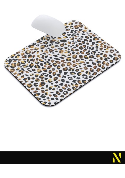 Leopar Desenli Renkli Ergonomik Mouse Pad - 23 cm x 19 cm - Kaydırmaz Taban Ev ve Ofis Kullanımı Için Ideal Fare Altlığı Mousepad indirimleri