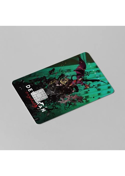 Devilman Crybaby Anime Çizgi Film Büyük Kredi Banka Kartı Ön Taraf Renk: Z4/boyut: 1 Set (Yurt Dışından)