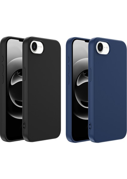 Apple iPhone 16E Kılıf Zore Mara Lansman Kapak / Siyah - Lacivert