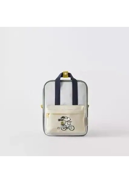 Kids Disney Minnie Mouse Doodle Baskı Çocuk Mickey Sırt Çantası Sıradan Büyük Kapasite Omuz Çantası Okul Öncesi Backpackcolor: BD00602-P1 (Yurt Dışından)