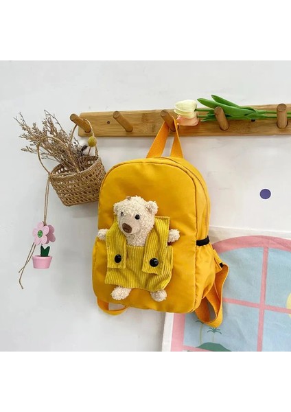 Kişiselleştirilmiş Özel Isim Işlemeli Yeni Doğan Mektup Kreş Bebek Küçük Ayı Sırt Çantası Okul Çocukları Çanta Hediyeleri Kızlar Renk: Isim Yok (Yurt Dışından)