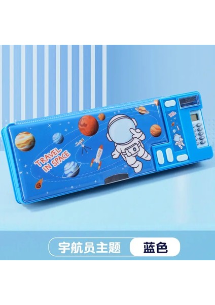 Yaratıcı Çok Fonksiyonlu Bilgisayar Kalem Kılıfı Ilköğretim Okulu Öğrenci Kırtasiye Kutusu Büyük Kapasiteli Çift Katmanlı Çift Açılış Renkleri: 3 (Yurt Dışından)