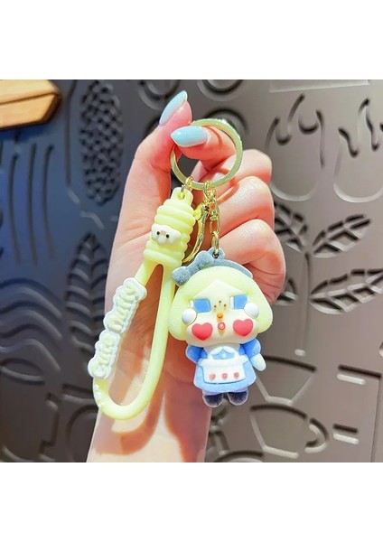 Yeni Kawaii Crybaby Peluş Peluş Anahtarlık Kolye Anime Dıy Sırt Çantası Dekorasyon Araba Zinciri Karikatür Sevimli Eylem Bebek Kız Hediye Renk: B (Yurt Dışından)
