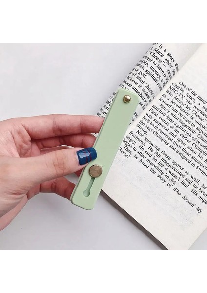 Telefon Kavrama Taşınabilir Teleskopik Parmak Diy Kayış Braketi Evrensel Silikon Telefon Parmak Yüzük Tutucu Kavrama Stand Renk: Yeşil (Yurt Dışından)