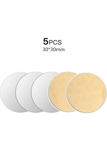 Araç Telefonu Için Manyetik Metal Plaka Evrensel Demir Sayfası Çıkartma Monte Cep Telefon Mıknatı Tüm Akıllı Telefon Molor: 5 Pcs Siyah 40X40 (Yurt Dışından)
