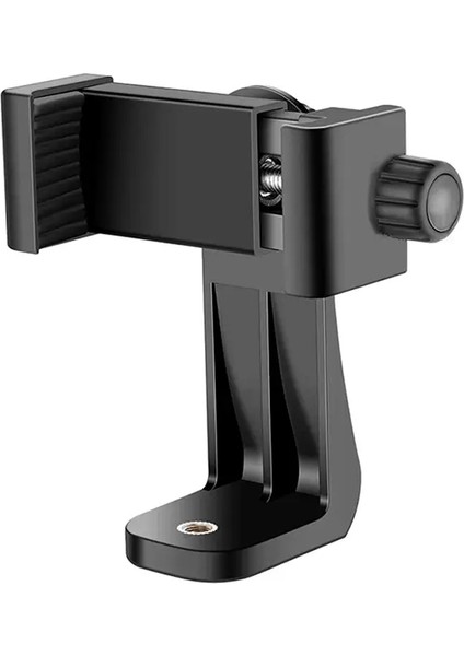Tripod Montaj Universal 360 Derece Cep Telefonu Klipsi 1/4 Vidalı Cep Telefonu Tutucu Masası ile Uyumlu Mobil Fonkolor Için Tripod Adaptörü: Siyah (Yurt Dışından)