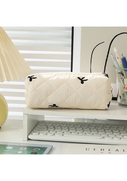 Yay Kurdele Kalem Kılıfı Okula Dönüş Pencil Kılıf Kızlar Yumuşak Büyük Kapasiteli Kalem Kılıf Pantolonları Sevimli Kırtasal Kalem Koşusu Renk: 4 (Yurt Dışından)