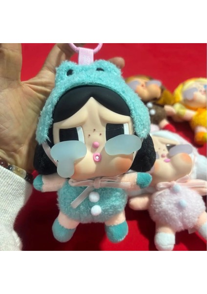 Li Kutu Figürleri Için Yeni Crybaby Crying Again Serisi Sevimli Vinil Bebek Oyuncak Crybaby Hayvan Kolye Keychain Bebeği Mevcut Rolor: F (Yurt Dışından)