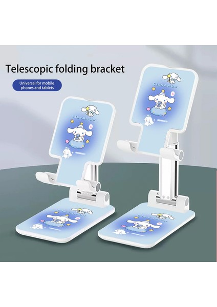 Sanrio Sevimli Hello Kitty Kuromi Masa Masa Cep Telefonu Tutucu Stand Kawaii iPhone iPad Ayarlanabilir Masaüstü Tablet Tutucu Evrensel Renk: Büyük Kulaklı Köpek-71 (Yurt Dışından)