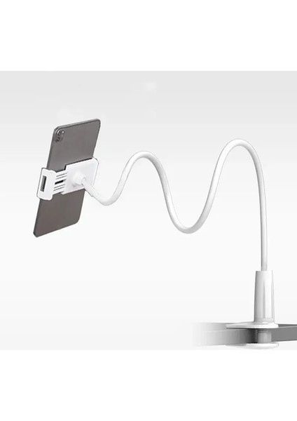 1 Adet Dönen Telefon Tablet Standı, 360 ° Dönen Dalı Telefon Tablet Standı, Yatakta Usecolor Için Dalgasız Tasarım: Siyah (Yurt Dışından)