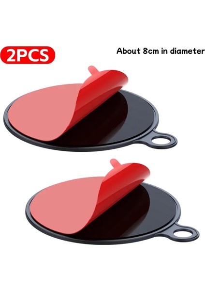 2/1pcs Evrensel Araba Cep Telefonu Tutucu Emme Kupası Çıkartma Disk Ped Taban Gps Cep Telefonu Abs Abs Tutucu Yapıştırıcı Gösterge Tablosu Montaj Renk: 2pcs-C (Yurt Dışından)