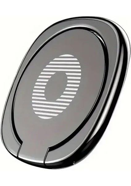 Cep Telefonu Halka Tutucu Universal 360 ° Döndürülebilir Metal Plaka Braketi Parmak Yüzüğü Standı Akıllı Telefon Aksesuarlarıcolor: Siyah (Yurt Dışından)