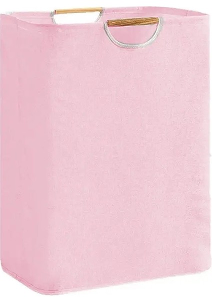 Büyük Çamaşır Yık, Bambu ile Katlanabilir Çamaşır Sepeti, Bağımsız Su Geçirmez Kıyler Çamaşır Odası Için Engel (Yurt Dışından)