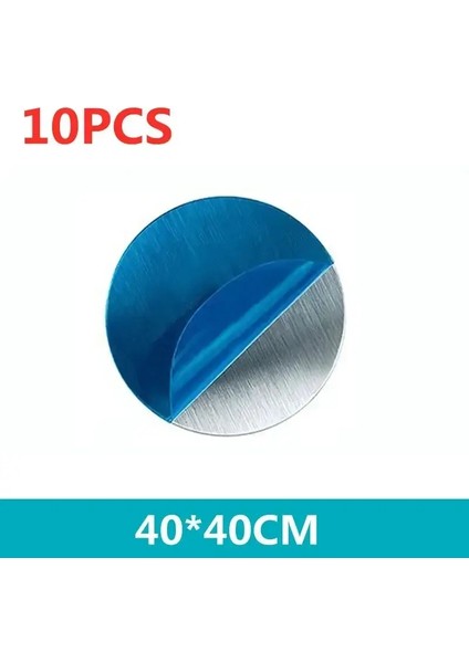 Manyetik Araba Telefonu Için Metal Plaka Diski Mıknatıs Tablet Masa Masa Masası Telefon Araç Standı Montaj Yuvarlak Renk: 10PCS 40X40MM (Yurt Dışından)