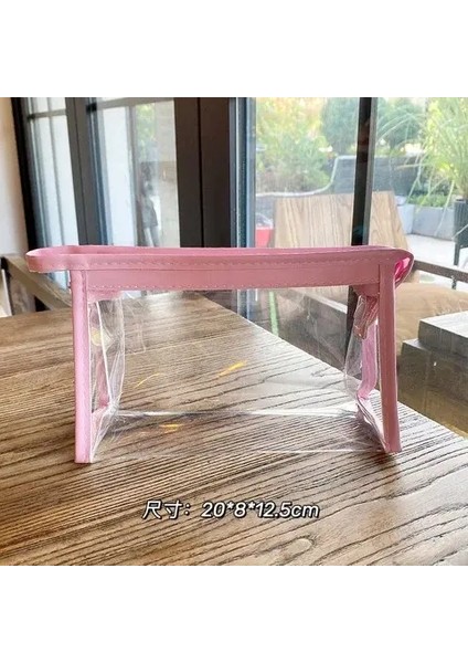 Pvc Şeffaf Kozmetik Çantası Kawaii Su Geçirmez Kalem Çantaları Öğrenciler Için Kırtasiye Okulu Malzemeleri Taşınabilir Kalem Koşusu Kılıfları Renk: 7 (Yurt Dışından)