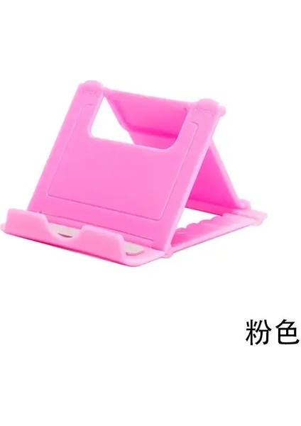 Tablo Ayarlanabilir Telefon Tutucu Braket Masaüstü Stand Ipad iPhone Samsung Xiaomi Huawei Katlanır Evrensel Cep Telefonu Stand Renk: Pembe (Yurt Dışından)