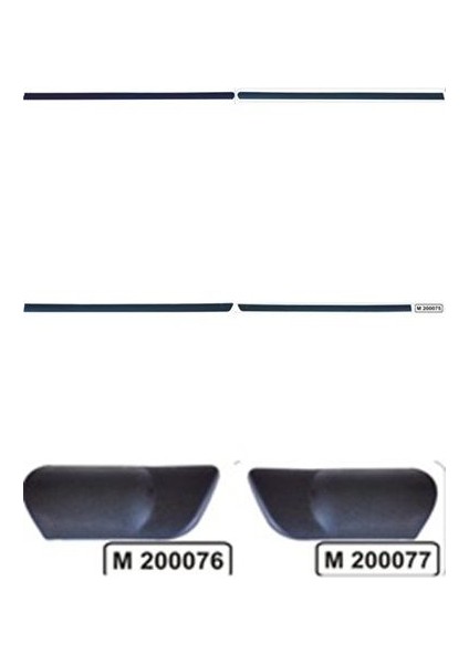 MRL200072-TK - Kapı Bandı Takım R19 6 Parça