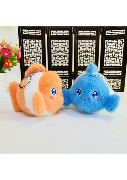 Yeni 1 Adet Dört Inç Iyi Şanslar Karikatür Peluş Oyuncak Bebek Anahtarlık Sevimli Bebek Anahtar Küçük Kolye Seti (Yurt Dışından)