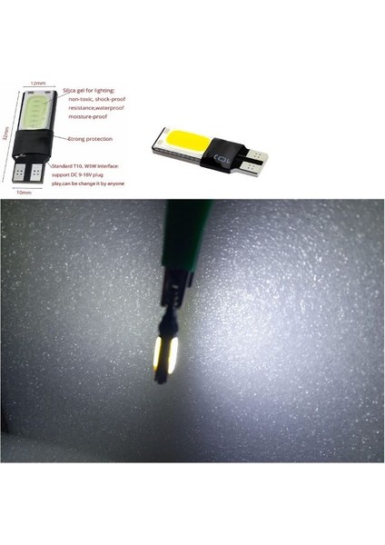 ( 2 x Adet ) 1 Takım LED T10 Dipsiz Ampul 24V Canbus Cob Whıte ( Cob LED Canbus Beyaz ) modelleri