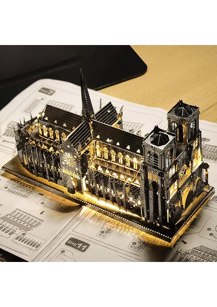Yeni Dıy El Yapımı 3D Metal Yapboz Yetişkin Üç Boyutlu Model Bulmaca Ekleme Montaj Bulmaca Oyuncaklar (Yurt Dışından)